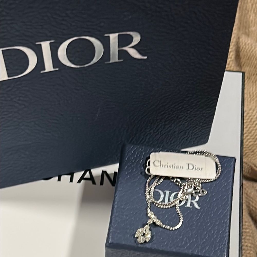 On hold For Another Buyer Christian Dior Silver Necklace